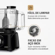 Mixer Mondial M-16-BI Preto e Inox 300W 127V