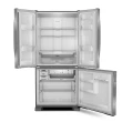 Refrigerador Brastemp Side Inverse 3 Portas Frost Free 554 Litros Inox 127V BRO85AK