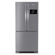 Refrigerador Brastemp Side Inverse 3 Portas Frost Free 554 Litros Inox 127V BRO85AK